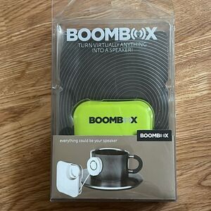 Boombox Speaker – Green – Make Anything a Speaker – Portable Vibration Sound